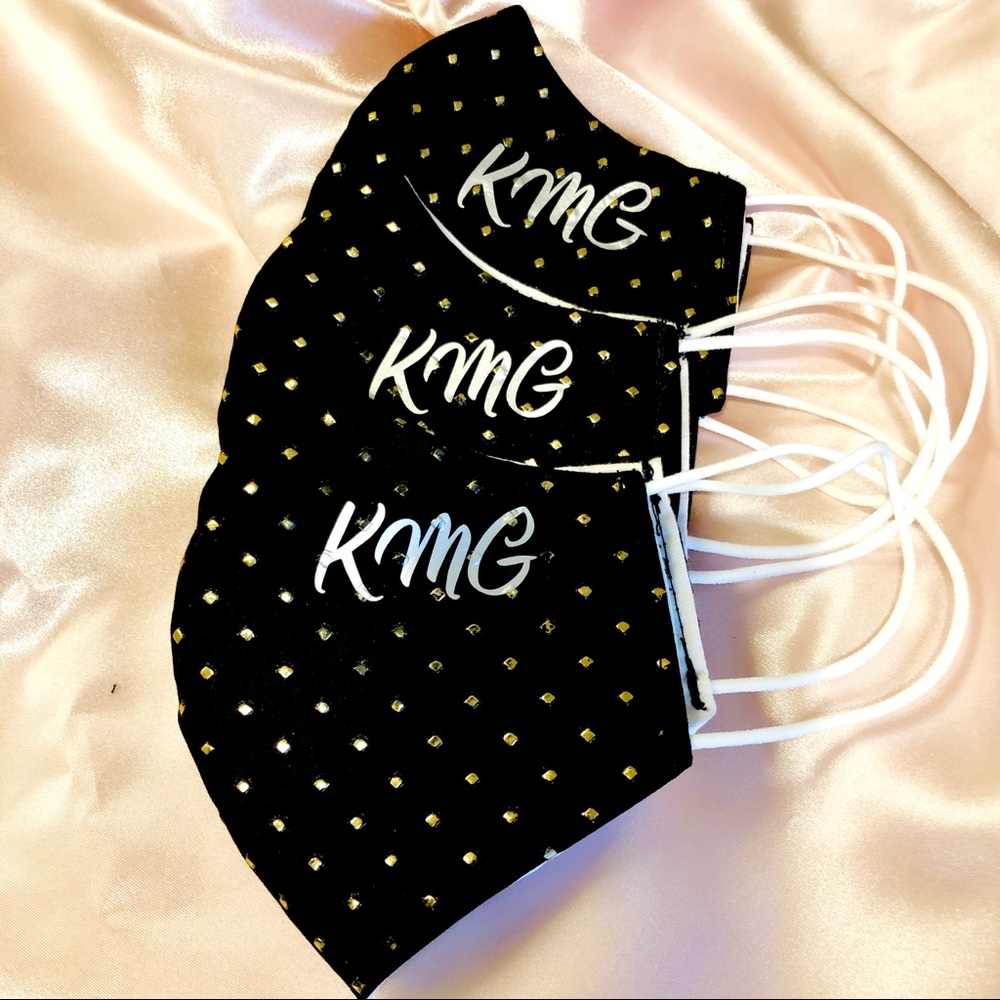 Fashionable mask handmade.